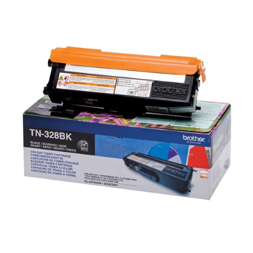 BROTHER TN-328BK TONER NERO PER DCP-9270CDN, HL-4570CDW, HL-4570CDWT, MFC-9970CDW